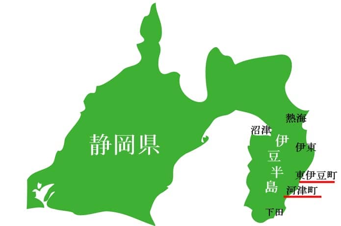 伊豆半島　地図