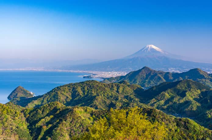 駿河湾　富士山