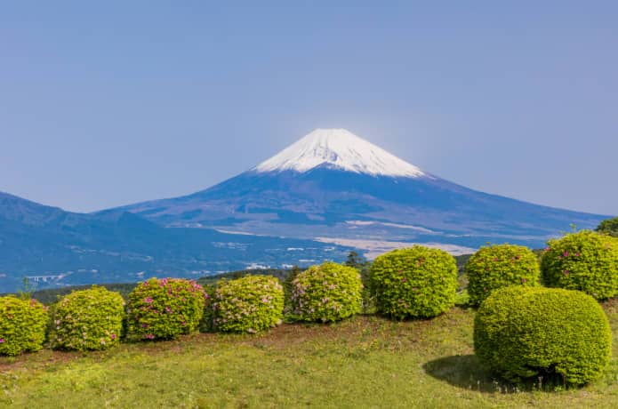 山中城跡公園からの富士山